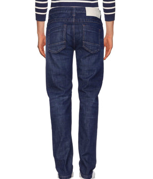 Bikkembergs Blue Cotton Men Jean Bikkembergs 