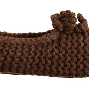 Dolce &amp; Gabbana Elegant Wool Knit Ballerina Flats