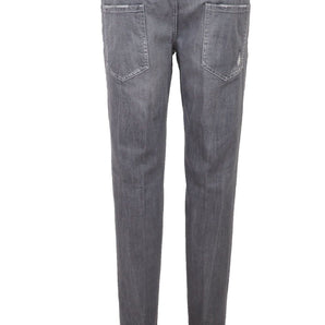 Dsquared² Gray Cotton Jeans &amp; Pant