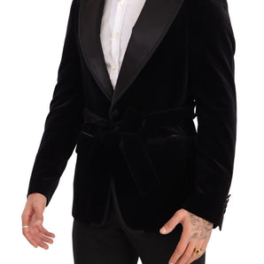 Dolce &amp; Gabbana Elegant Single Breasted Velvet Blazer