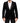 Dolce & Gabbana Black Velvet Single Breasted One Button Blazer