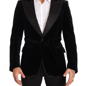 Dolce &amp; Gabbana Elegant Single Breasted Velvet Blazer