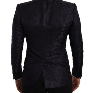 Dolce &amp; Gabbana Elegante Blazer Formal MARTINI Azul Oscuro