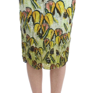 Lanre Da Silva Ajayi Vibrant Silk Blend Pencil Skirt