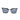 Frankie Morello Black Metallic Fiber Women Sunglass