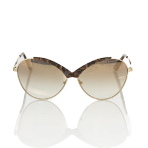 Frankie Morello Beige Metálico Mujer Gafas De Sol