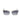 Frankie Morello Silver Metallic Women's Sunglass