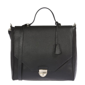 Trussardi Black Leather Women Handbag