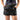 Dolce & Gabbana Chic Lambskin Leather Shorts in Black