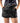 Dolce &amp; Gabbana Black Lambskin Feminino Short
