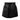 Dolce & Gabbana Black Lambskin Feminino Short