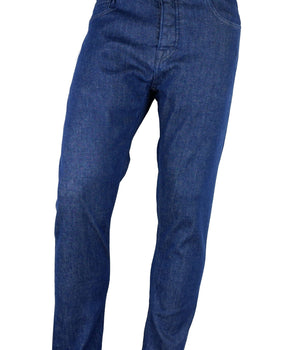 Aquascutum Blue Cotton Men Jeans