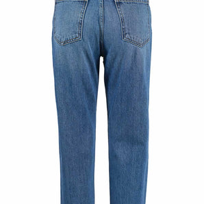 Yes Zee Blue Cotton Women Jeans