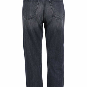 Yes Zee "Black Cotton Women High-Waisted Jean"