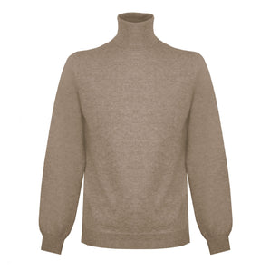 Malo Beige Cashmere Men Sweater