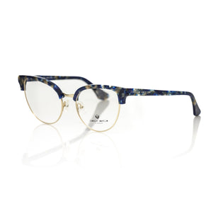 Frankie Morello Blue Metallic Fiber Women Frame