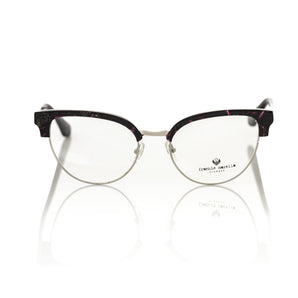 Frankie Morello Burgundy Metallic Fiber Women Frame