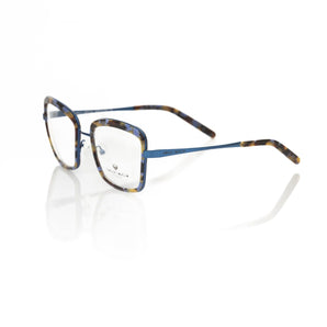 Frankie Morello Blue Metallic Women's Eyeglass Frame