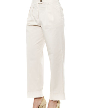 Peserico Pantalón Palazzo Ancho Beige