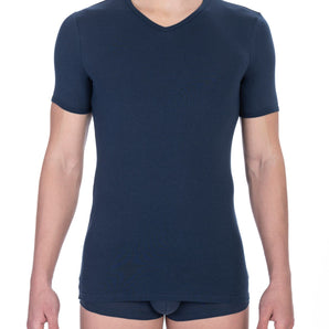 Bikkembergs Blue Cotton Men T-Shirt