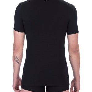 Bikkembergs "Black Cotton Men T-Shirt"