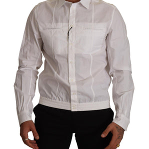 Dolce & Gabbana Elegant Italian White Cotton Shirt