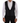 Dolce & Gabbana Black Striped Wool Silk Waistcoat Vest