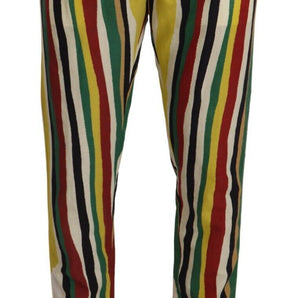 Dolce &amp; Gabbana Pantalones pitillo elegantes a rayas