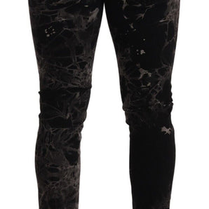 Dolce & Gabbana Slim Fit Patterned Skinny Jeans