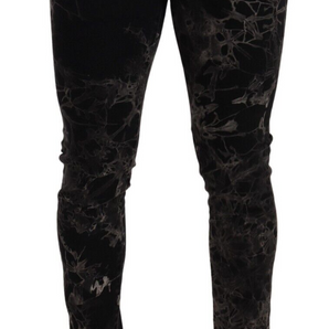 Dolce &amp; Gabbana Slim Fit Patterned Skinny Jeans