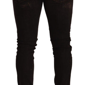 Dolce & Gabbana Slim Fit Distressed Skinny Denim Jeans