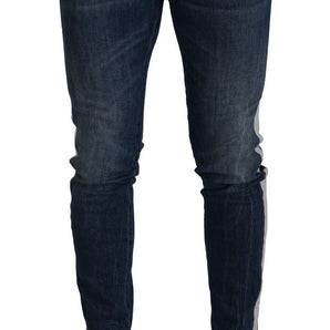 Dolce &amp; Gabbana Vaqueros slim fit en denim lavado azul