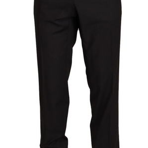 Dolce &amp; Gabbana Elegant Gray Wool Dress Trousers