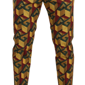 Dolce &amp; Gabbana Elegant Multicolor Tapered Pants for Men