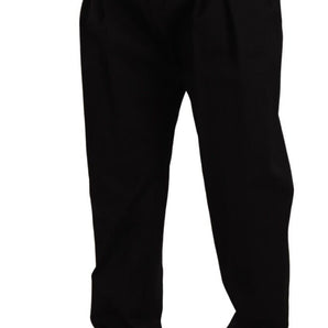 Dolce &amp; Gabbana Pantalones elegantes de algodón slim fit