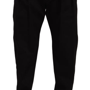 Dolce &amp; Gabbana Pantalones elegantes de algodón slim fit