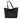 Michael Kors Emilia Large East West Black Pebbled Leather Tote Handbag Purse Bag