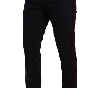 Dolce &amp; Gabbana Pantalones chinos elegantes de corte slim en azul