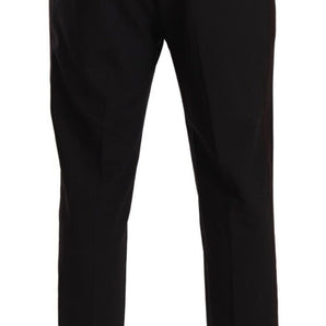 Dolce & Gabbana Elegant Cropped Wool Stretch Pants