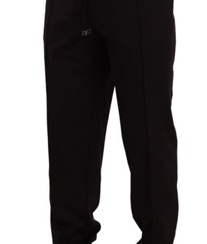 Dolce & Gabbana Bordeaux Cotton Mens Skinny Trouser Pants
