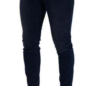 Dolce &amp; Gabbana Sleek Dark Blue Slim Fit Jeans