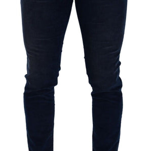 Dolce &amp; Gabbana Sleek Dark Blue Slim Fit Jeans