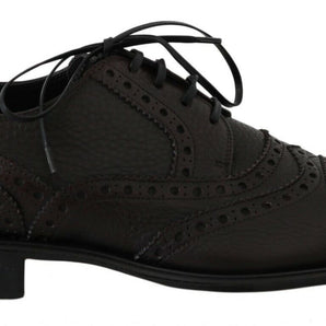 Dolce & Gabbana Elegant Wingtip Derby Dress Shoes