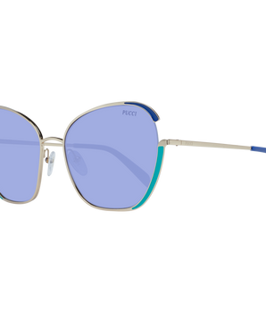 Emilio Pucci Gold Metal Sunglasses