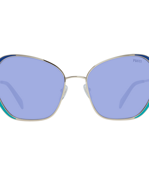 Emilio Pucci Gold Metal Sunglasses