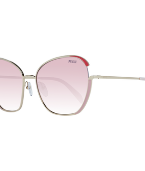 Emilio Pucci Gold Metal Sunglasses