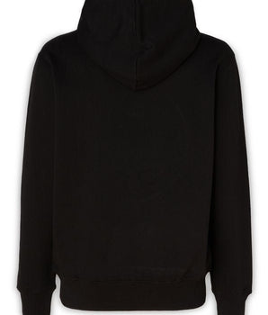Versace Jeans Stunning Hooded Black Cotton Sweatshirt