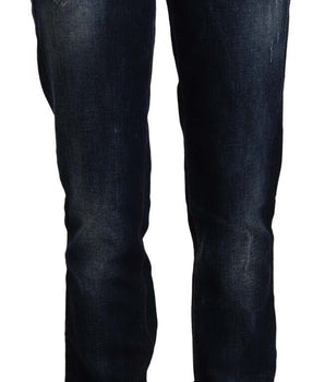 Vaqueros elegantes de talle medio y corte recto de GF Ferre