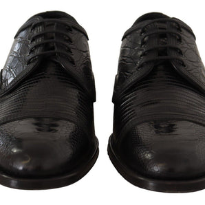 Dolce &amp; Gabbana Exotic Leather Formal Lace-Up Shoes