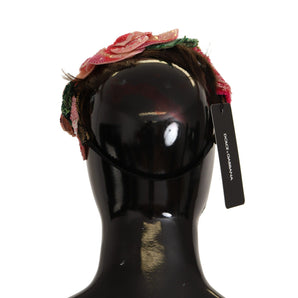 Dolce &amp; Gabbana Multicolored Sequined Diadem Headband